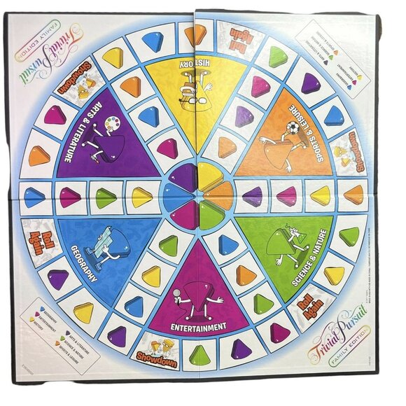 Trivial Pursuit Family Edition Board Game Fun Trivia For Kids & Adults - Picture 8 of 11